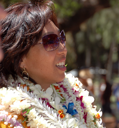 Picture of Kathy Sakuma at the 2008 Hawaii Ukulele Festival